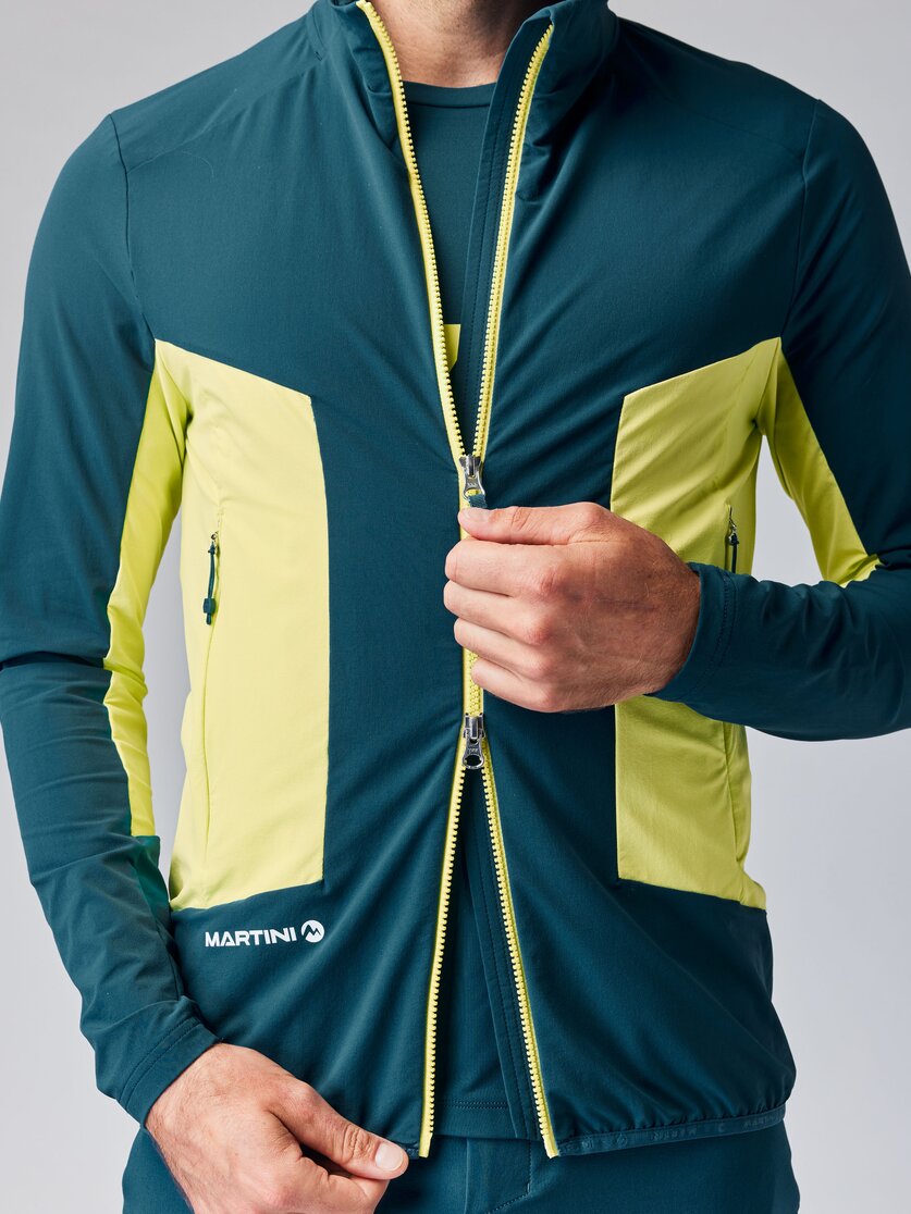 Martini Sportswear - HILLCLIMB Midlayer Jacket M - Midlayers in mosstone-greenery - Detail 2 - Herren