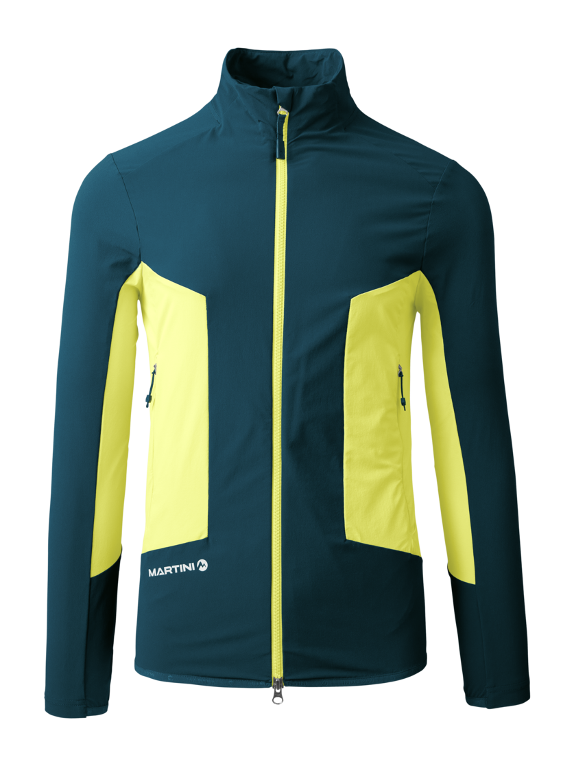 Martini Sportswear - HILLCLIMB Midlayer Jacket M - Midlayers in poseidon-greenery - Vorderansicht - Herren