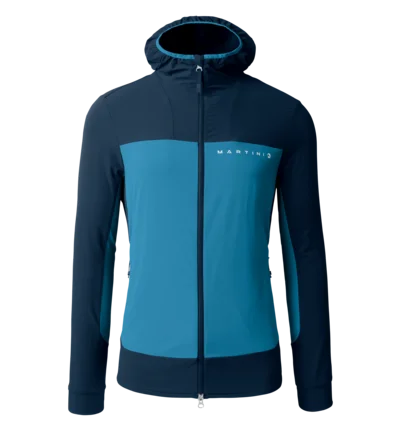 Martini Sportswear - ALPMATE Midlayer Jacket M - Midlayers in true navy-horizon - Vorderansicht - Herren