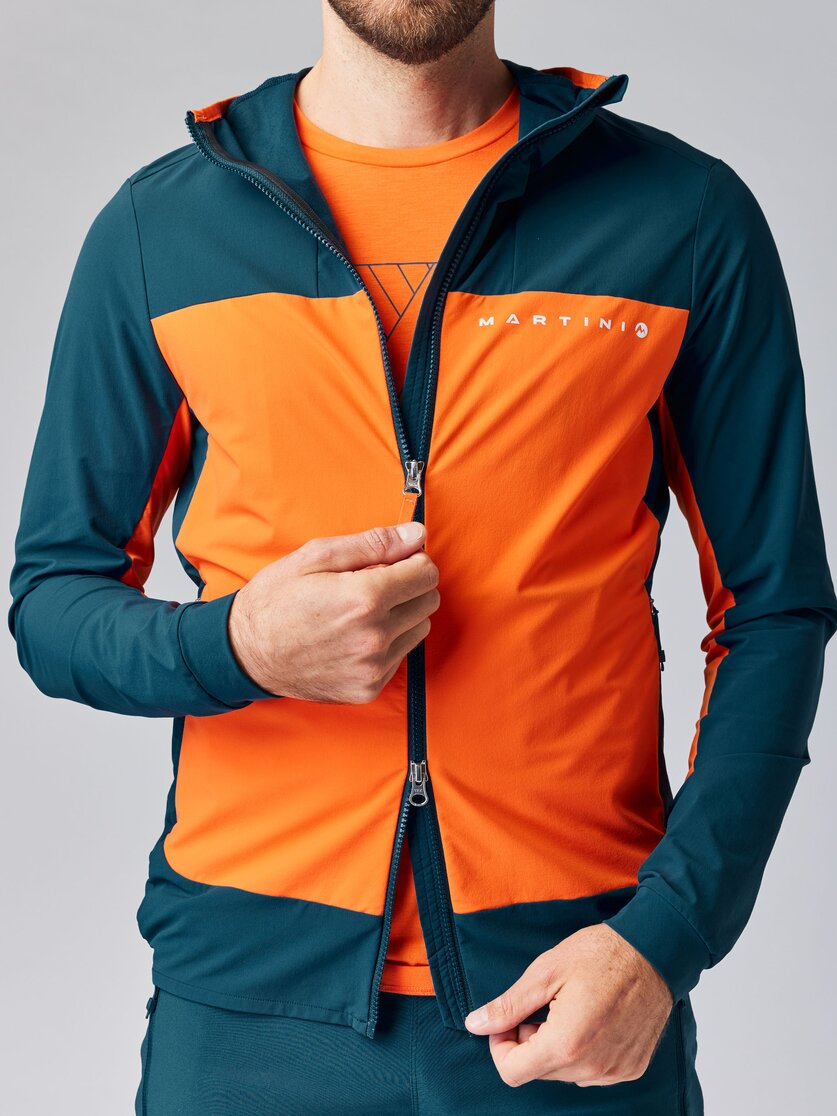 Martini Sportswear - ALPMATE Midlayer Jacket M - Midlayers in mosstone-black - Detail 2 - Herren