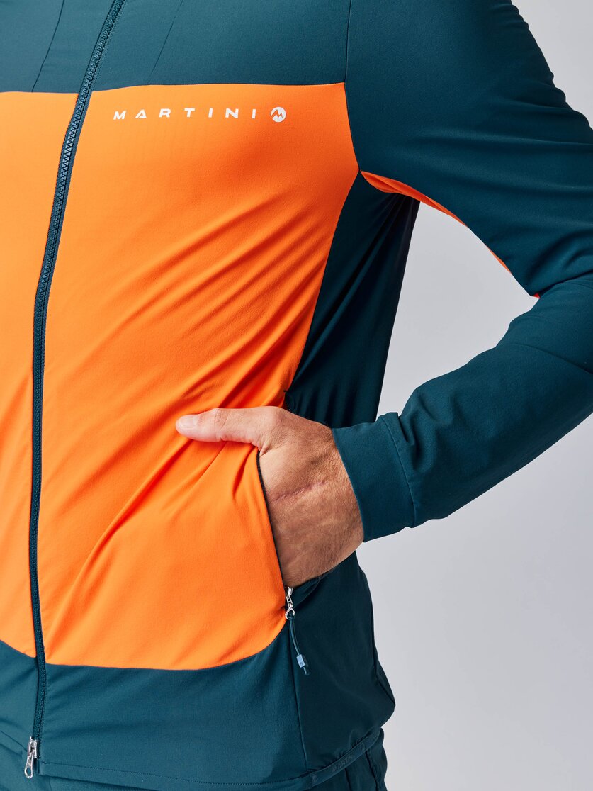 Martini Sportswear - ALPMATE Midlayer Jacket M - Strati intermedi in mosstone-black - Dettaglio 4 - Uomo
