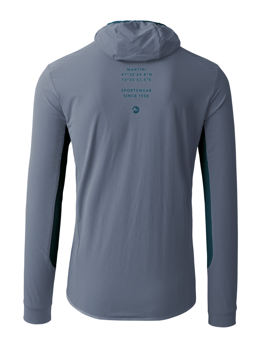 Martini Sportswear - ALPMATE Midlayer Jacket M - Midlayers in poseidon-moon - Rückansicht - Herren