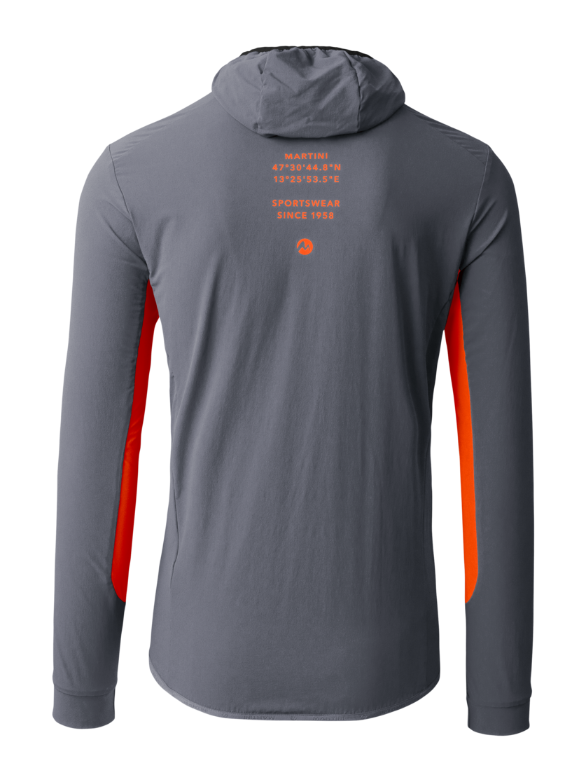 Martini Sportswear - ALPMATE Midlayer Jacket M - Midlayers in shadow-saffron - Rückansicht - Herren