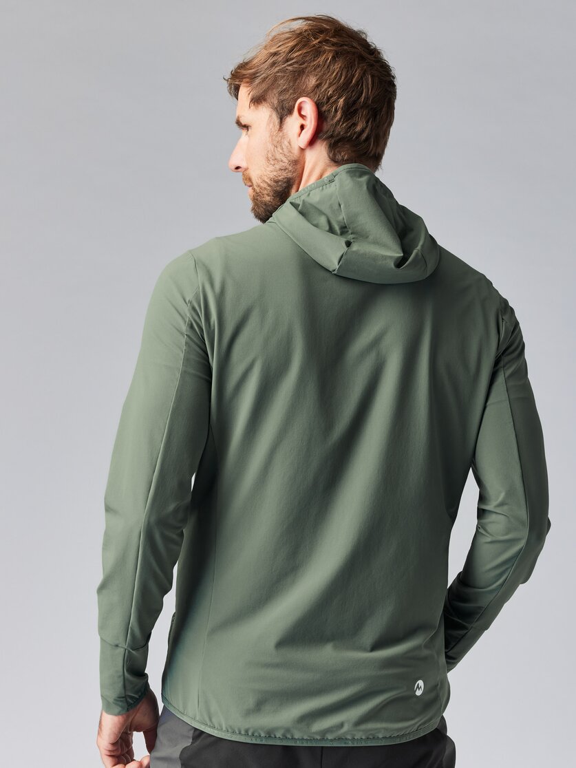 Martini Sportswear - ALPMATE Hybrid Jacket G-Loft® M - Hybridjacken in mosstone - Rückansicht Model - Herren