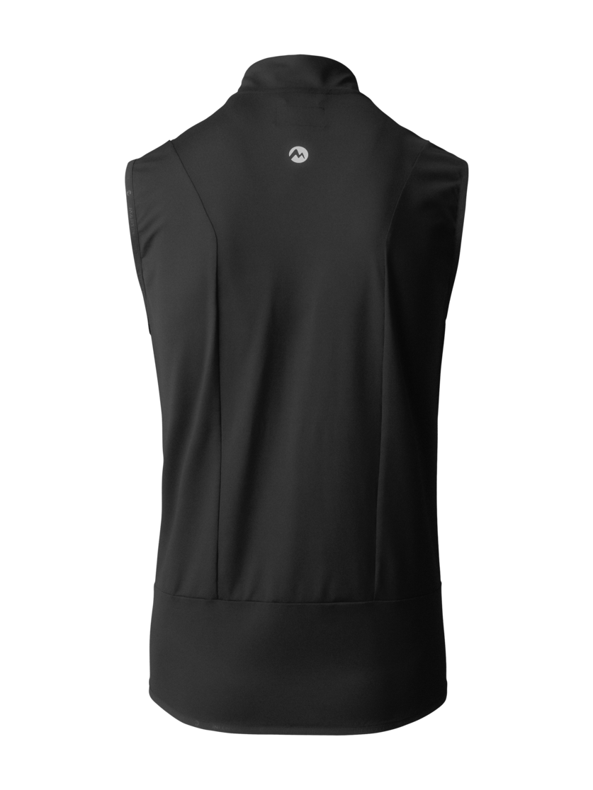 Martini Sportswear - ALPMATE Hybrid Vest G-Loft® M - Outdoor vests in black - rear view - Men
