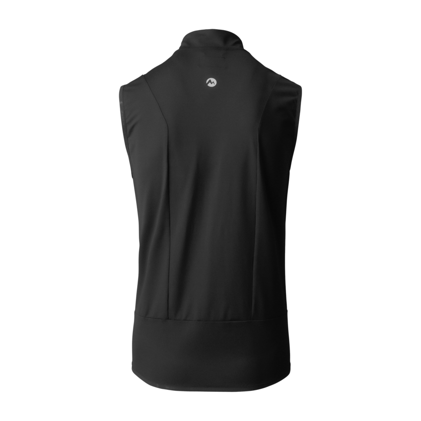 Martini Sportswear - ALPMATE Hybrid Vest G-Loft® M - Outdoor vests in black - rear view - Men