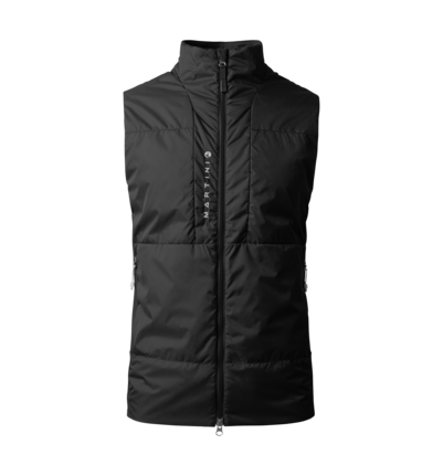 Martini Sportswear - ALPMATE Hybrid Vest G-Loft® M - Outdoor vests in black - front view - Men