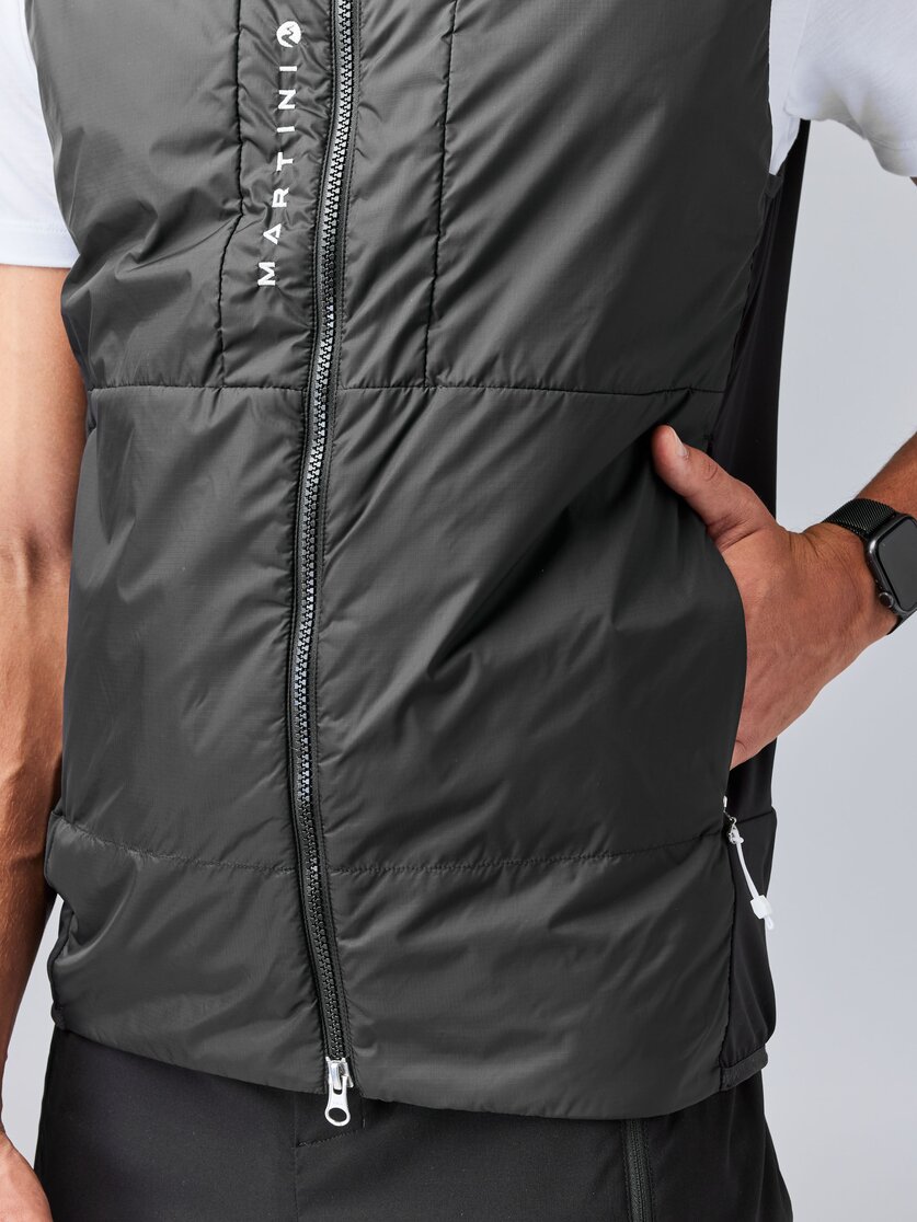 Martini Sportswear - ALPMATE Hybrid Vest G-Loft® M - Outdoor vests in mosstone - Detail 3 - Men