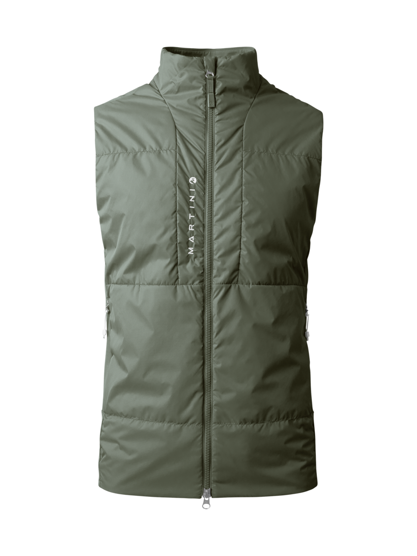 Martini Sportswear - ALPMATE Hybrid Vest G-Loft® M - Westen in mosstone - Vorderansicht - Herren