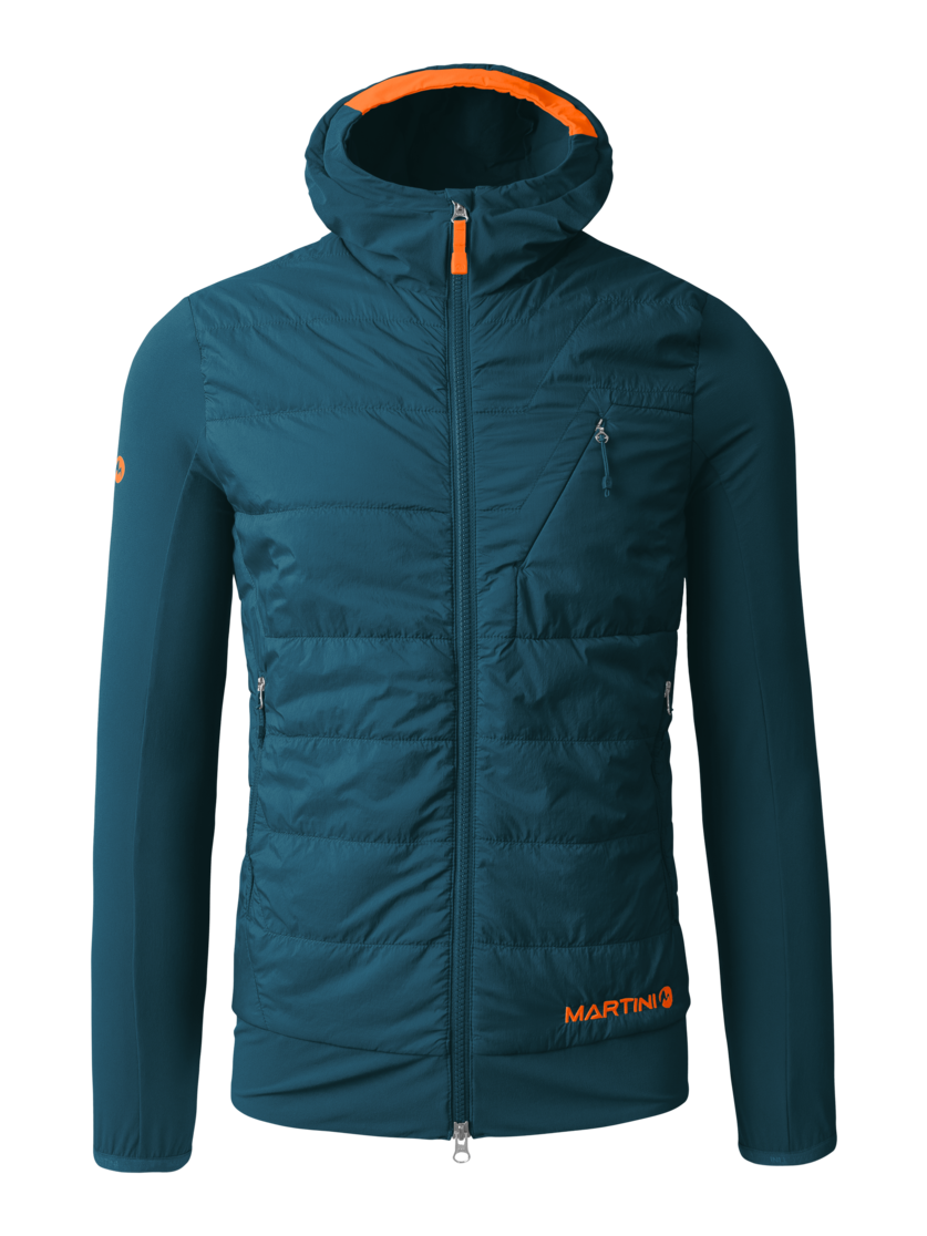 Martini Sportswear - HIGHVENTURE Hybrid Jacket Primaloft® Gold M - Hybridjacken in poseidon-fire - Vorderansicht - Herren