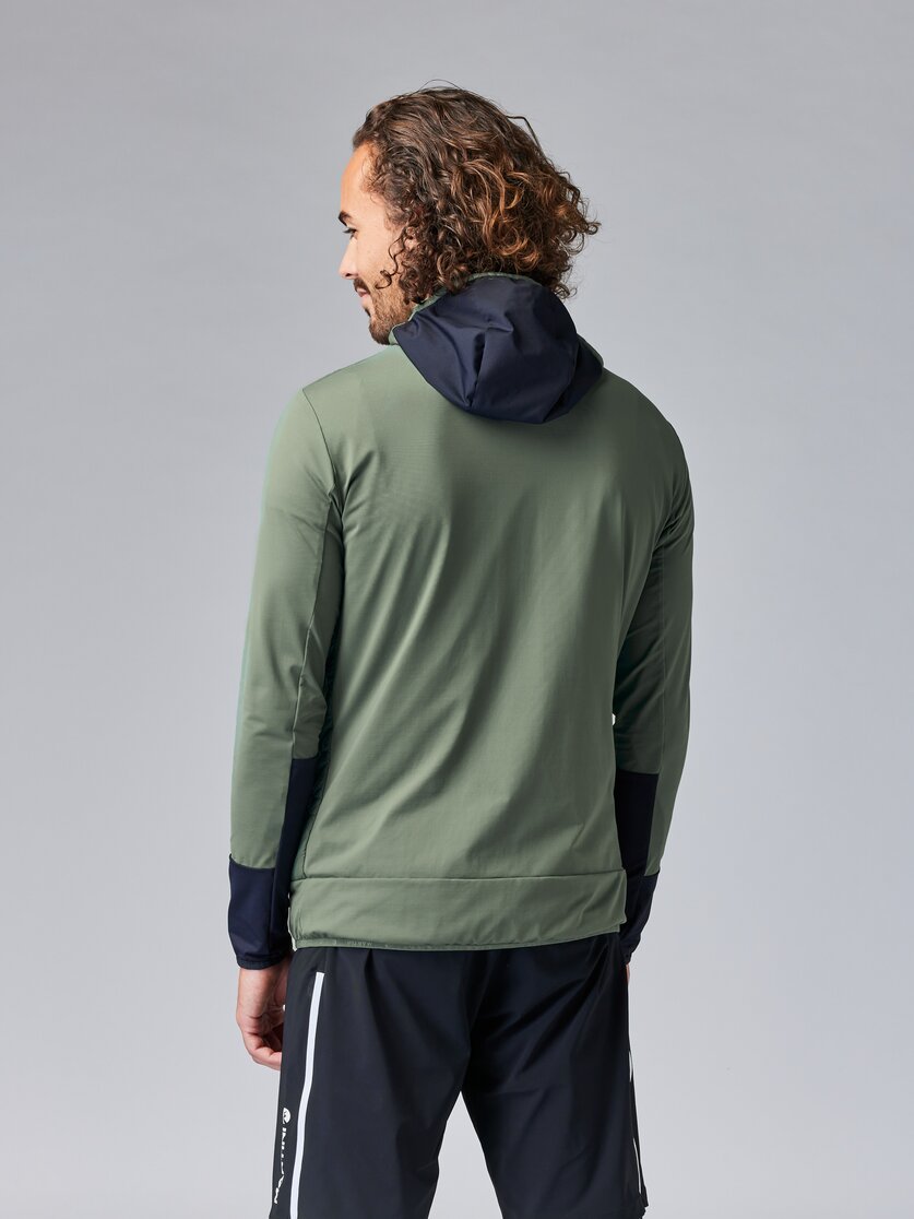 Martini Sportswear - NEVERREST Hybrid Jacket G-Loft® M - Hybridjacken in mosstone-black - Rückansicht Model - Herren