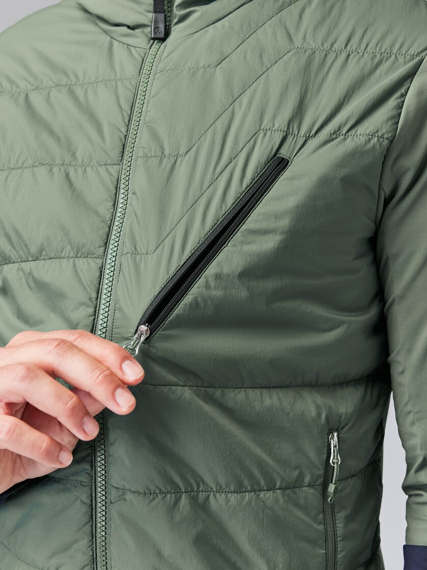 Martini Sportswear - NEVERREST Hybrid Jacket G-Loft® M - Hybridjacken in mosstone-black - Detail 4 - Herren