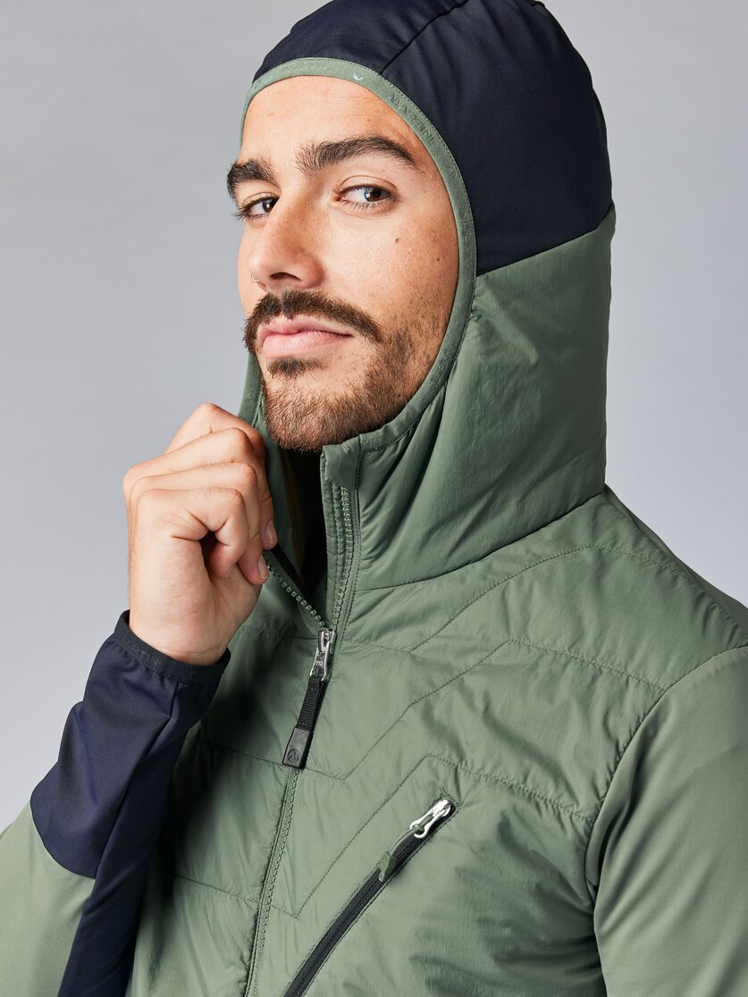 Martini Sportswear - NEVERREST Hybrid Jacket G-Loft® M - Hybridjacken in mosstone-black - Detail 6 - Herren