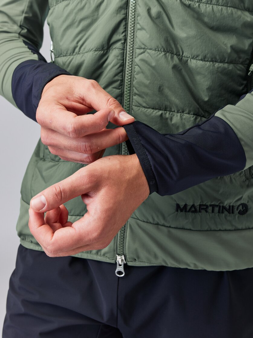 Martini Sportswear - NEVERREST Hybrid Jacket G-Loft® M - Hybridjacken in mosstone-black - Detail 7 - Herren