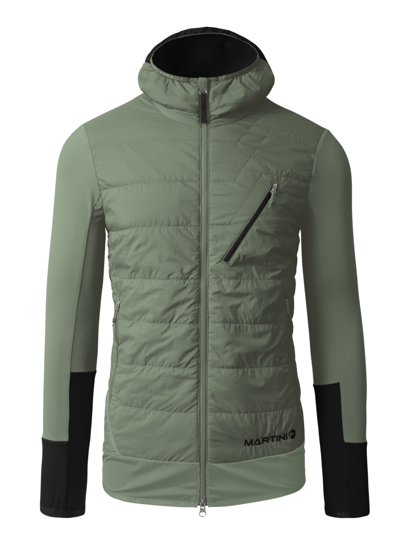 Martini Sportswear - NEVERREST Hybrid Jacket G-Loft® M - Hybridjacken in mosstone-black - Vorderansicht - Herren