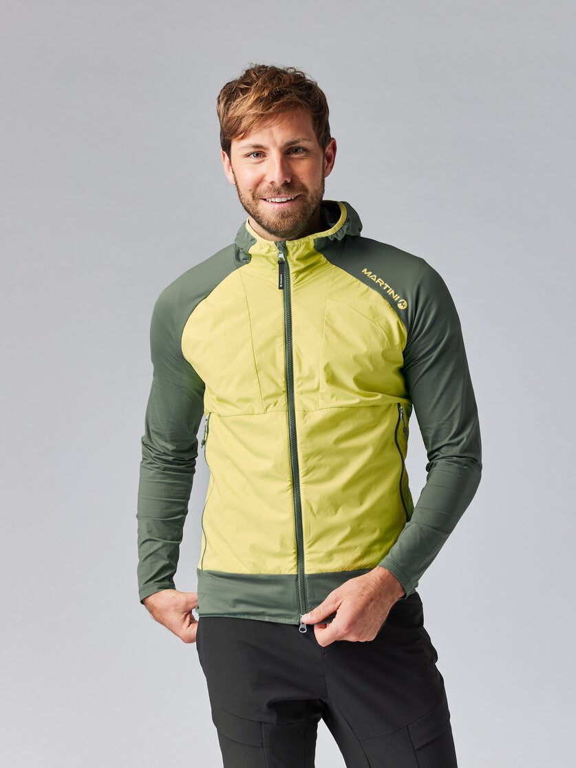 Martini Sportswear - TREKTECH Hybrid Jacket M - Hybridjacken in mosstone-greenery - Vorderansicht Model - Herren
