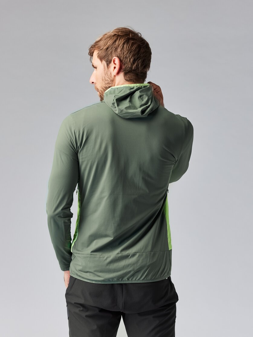 Martini Sportswear - TREKTECH Hybrid Jacket M - Hybridjacken in mosstone-greenery - Rückansicht Model - Herren