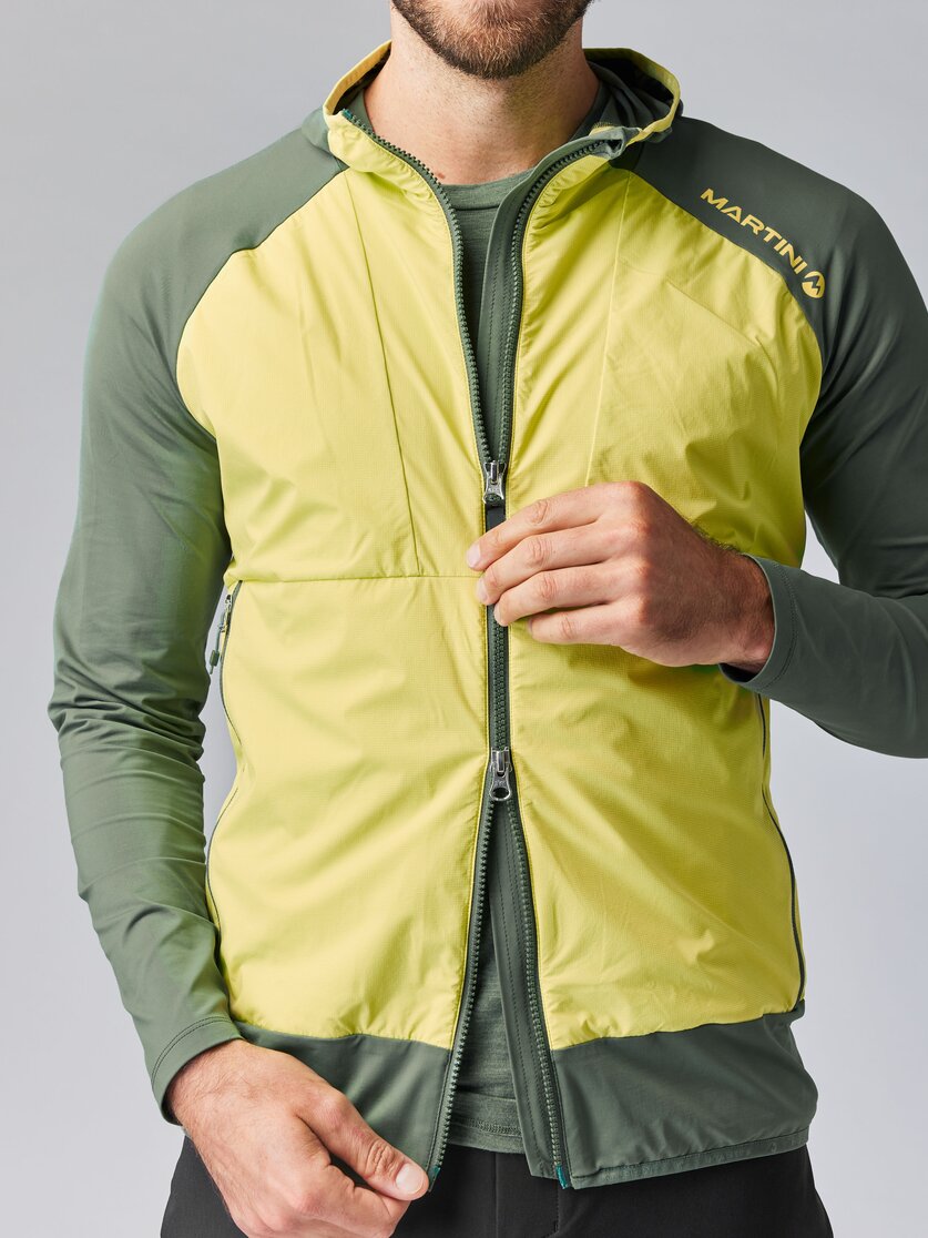 Martini Sportswear - TREKTECH Hybrid Jacket M - Hybridjacken in mosstone-greenery - Detail 1 - Herren