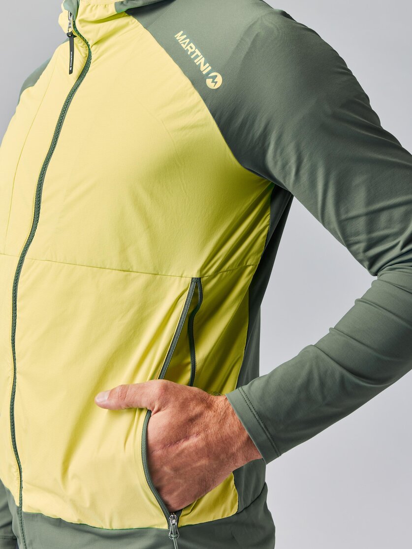 Martini Sportswear - TREKTECH Hybrid Jacket M - Hybridjacken in mosstone-greenery - Detail 2 - Herren