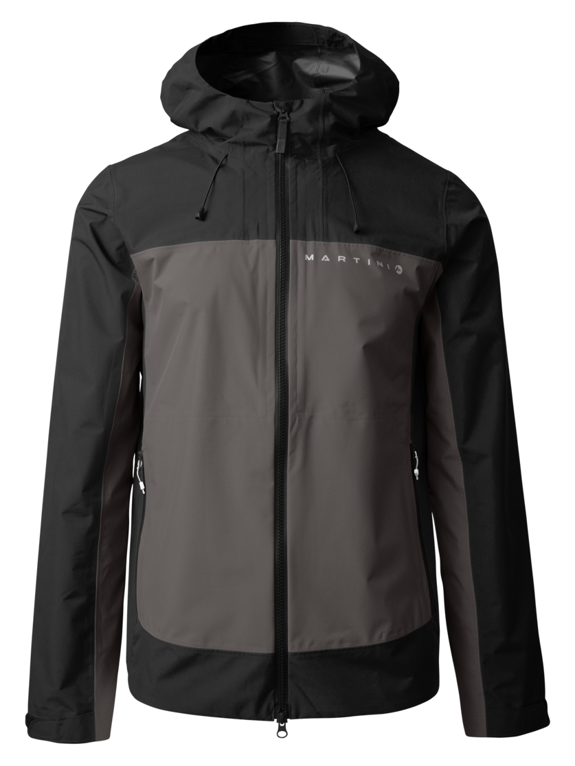 Martini Sportswear - TREKTECH 2.5L Jacket M - Hardshell Jacken in black-steel - Vorderansicht - Herren
