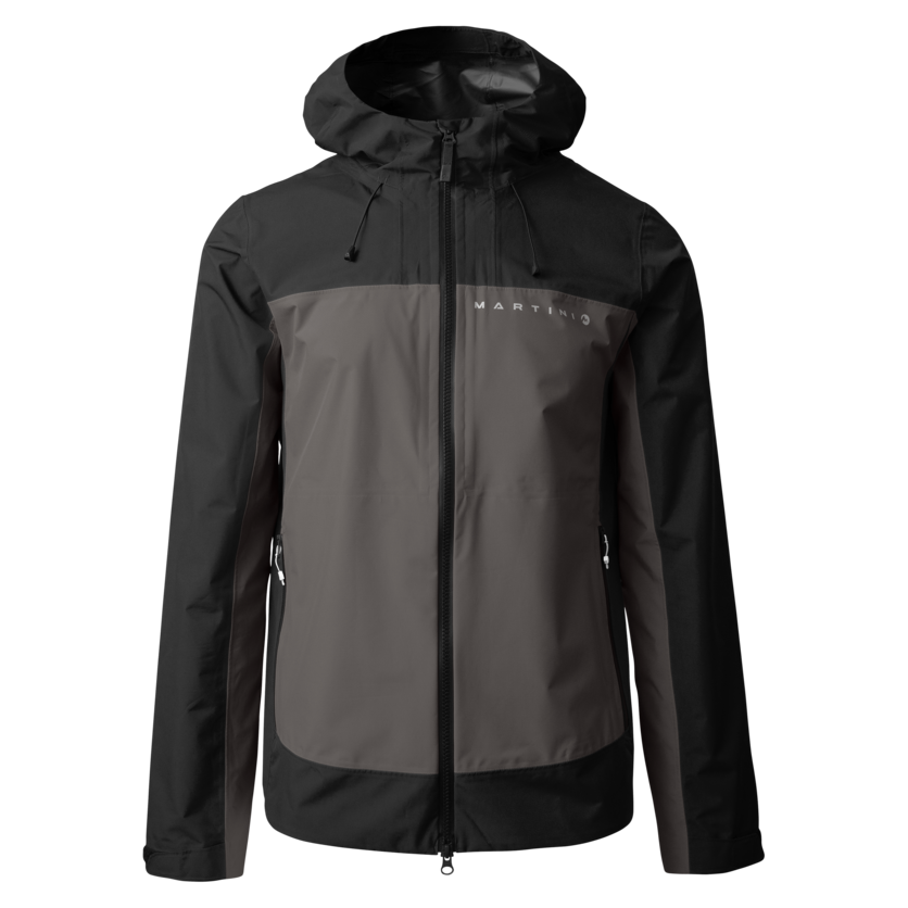Martini Sportswear - TREKTECH 2.5L Jacket M - Hardshell Jacken in black-steel - Vorderansicht - Herren