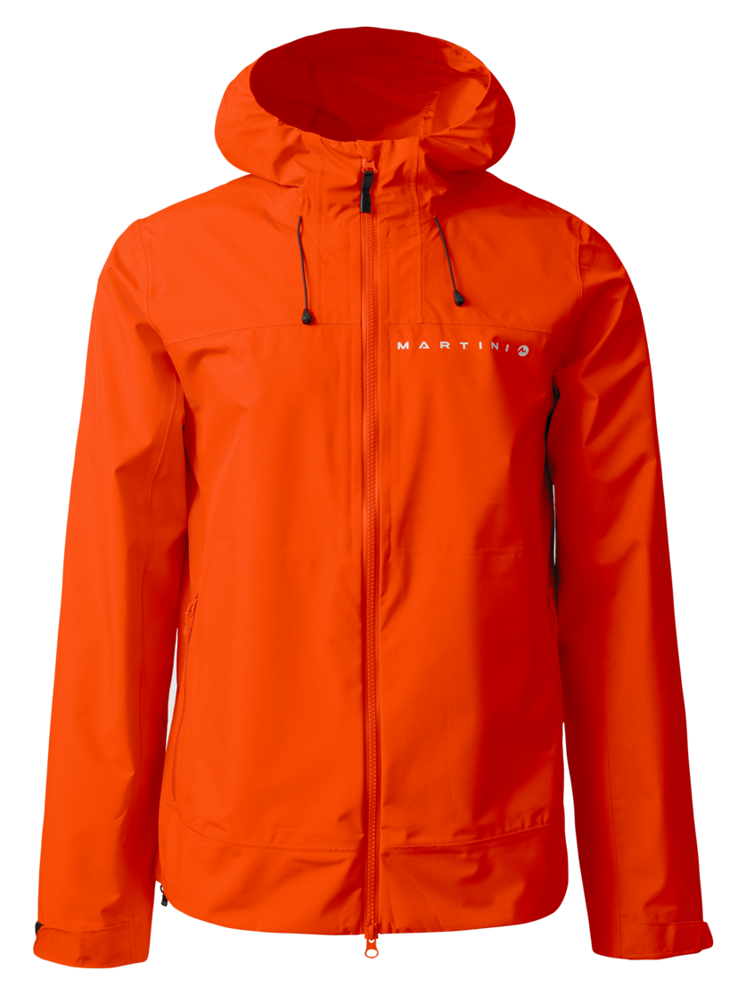 Martini Sportswear - TREKTECH 2.5L Jacket M - Hardshell jackets in saffron - front view - Men