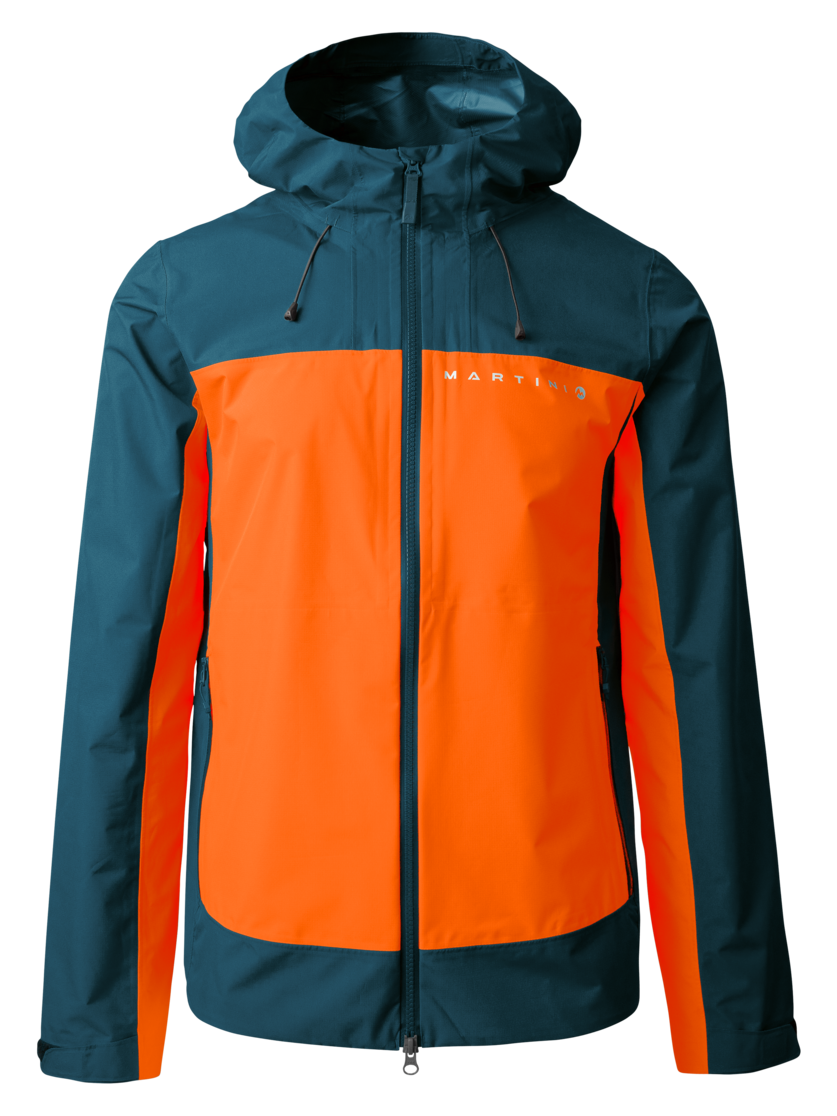 Martini Sportswear - TREKTECH 2.5L Jacket M - Hardshell jackets in poseidon-fire - front view - Men