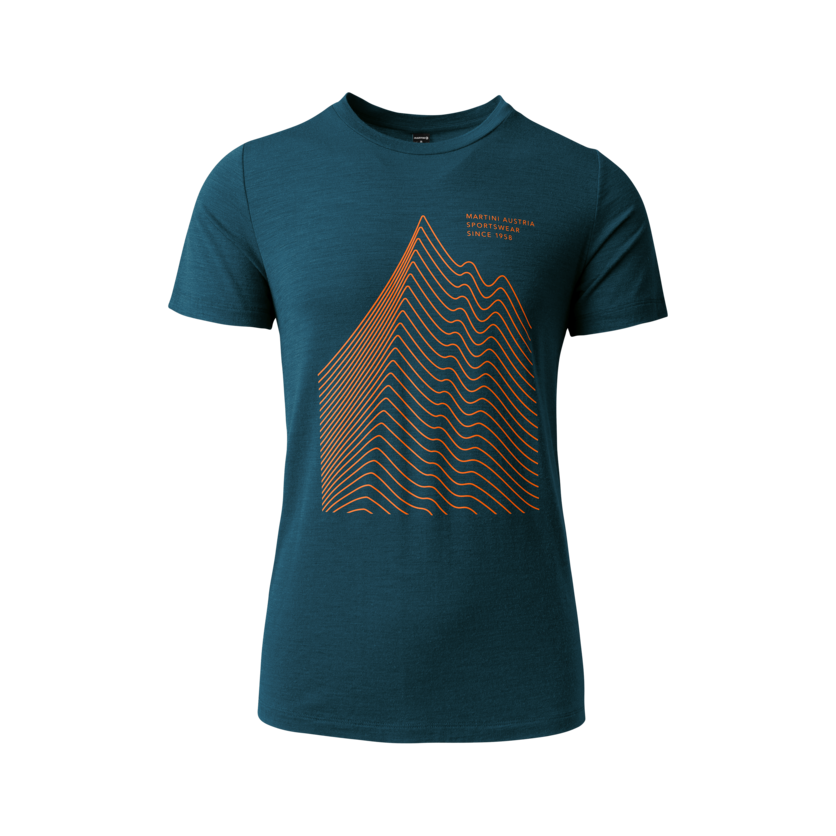 Martini Sportswear - TREKTECH Shirt Dynamic M - T-Shirts in poseidon-fire - front view - Men