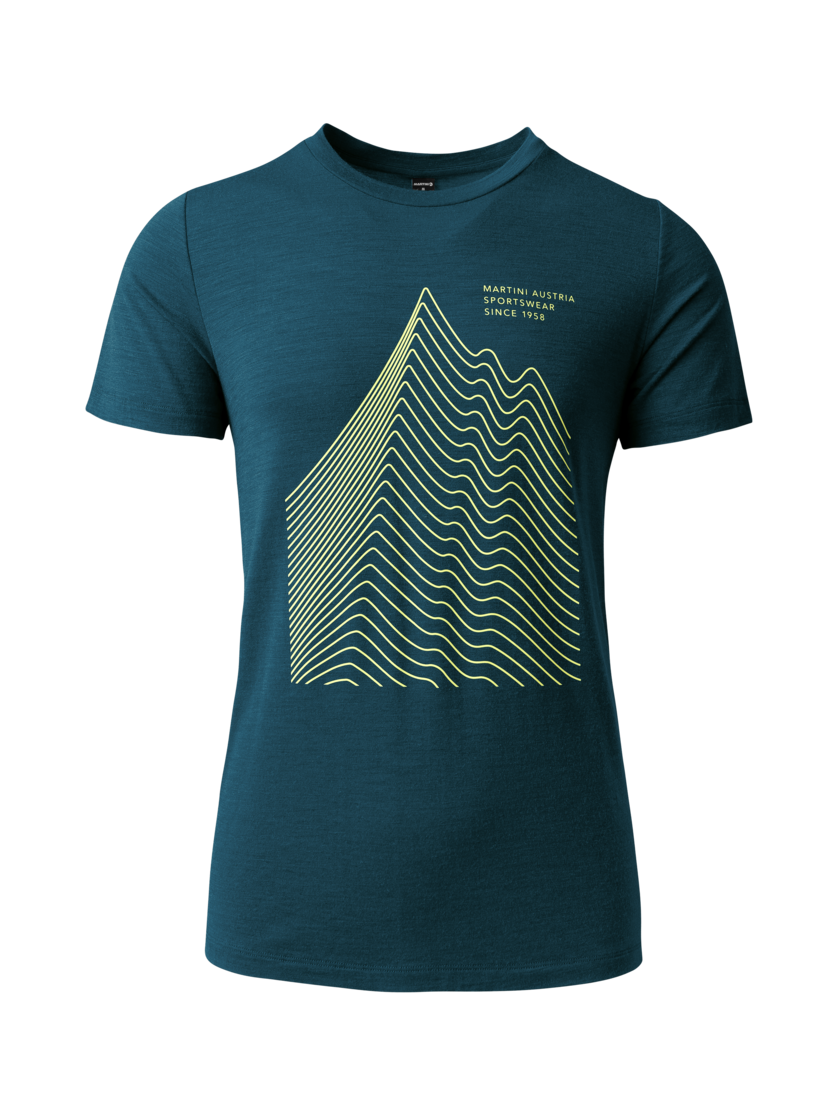Martini Sportswear - TREKTECH Shirt Dynamic M - T-Shirts in poseidon-greenery - front view - Men