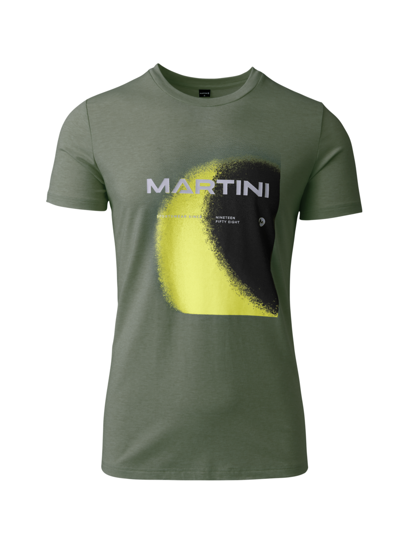 Martini Sportswear - ALPMATE Shirt M - T-Shirts in mosstone - Vorderansicht - Herren