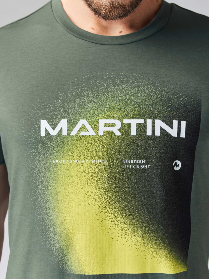 Martini Sportswear - ALPMATE Shirt M - T-Shirts in mosstone - Detail 1 - Herren