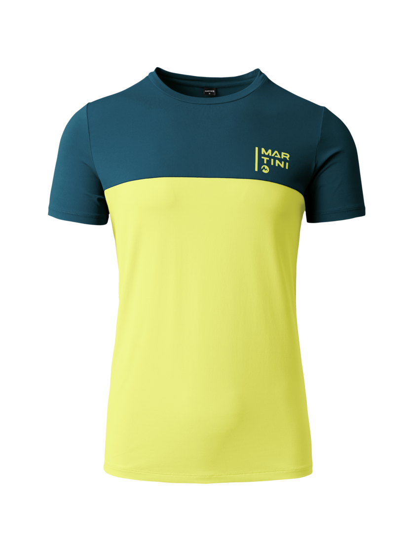 Martini Sportswear - HIGHVENTURE Shirt Straight M - T-Shirts in greenery-poseidon - vista frontale - Uomo