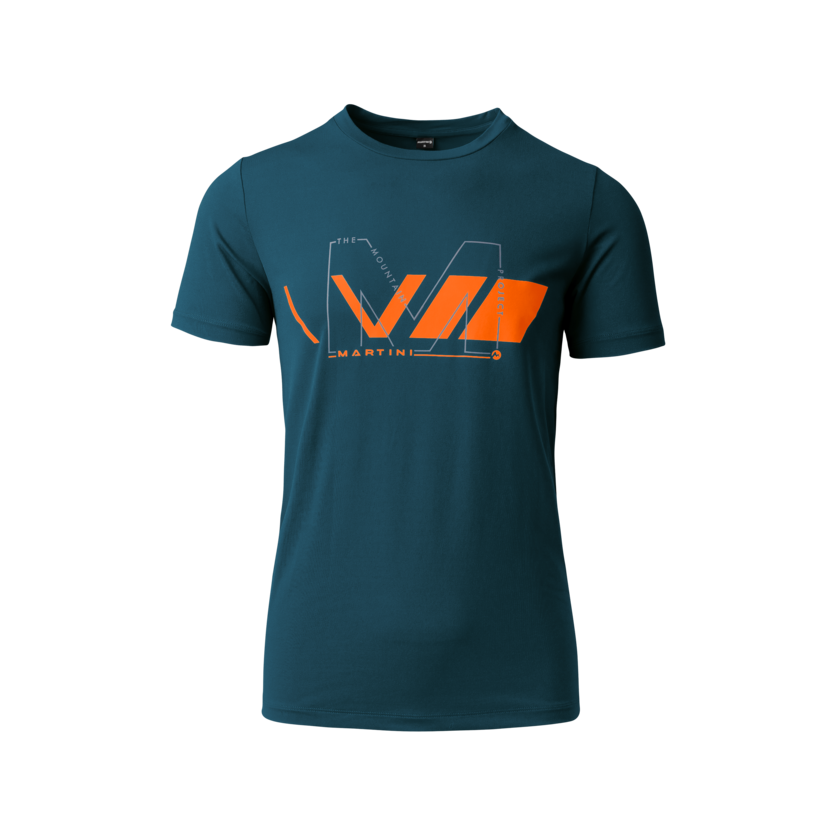 Martini Sportswear - NEVERREST Shirt M - T-Shirts in poseidon-fire - front view - Men