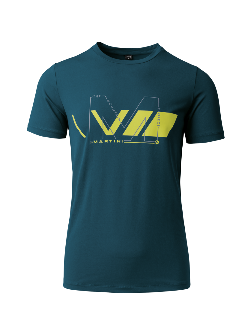 Martini Sportswear - NEVERREST Shirt M - T-Shirts in poseidon-greenery - vista frontale - Uomo