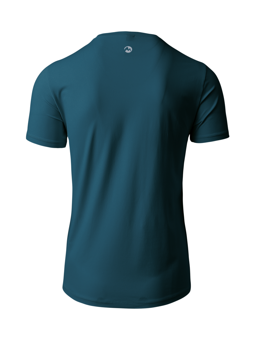Martini Sportswear - NEVERREST Shirt M - T-Shirts in poseidon-greenery - vista posteriore - Uomo