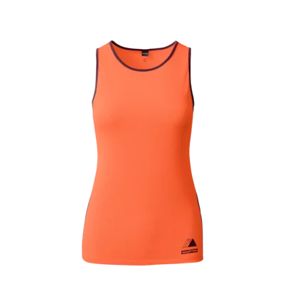 Martini Sportswear - PACEMAKER Sleeveless Shirt W - Tops in mango-fairy tale - front view - Women