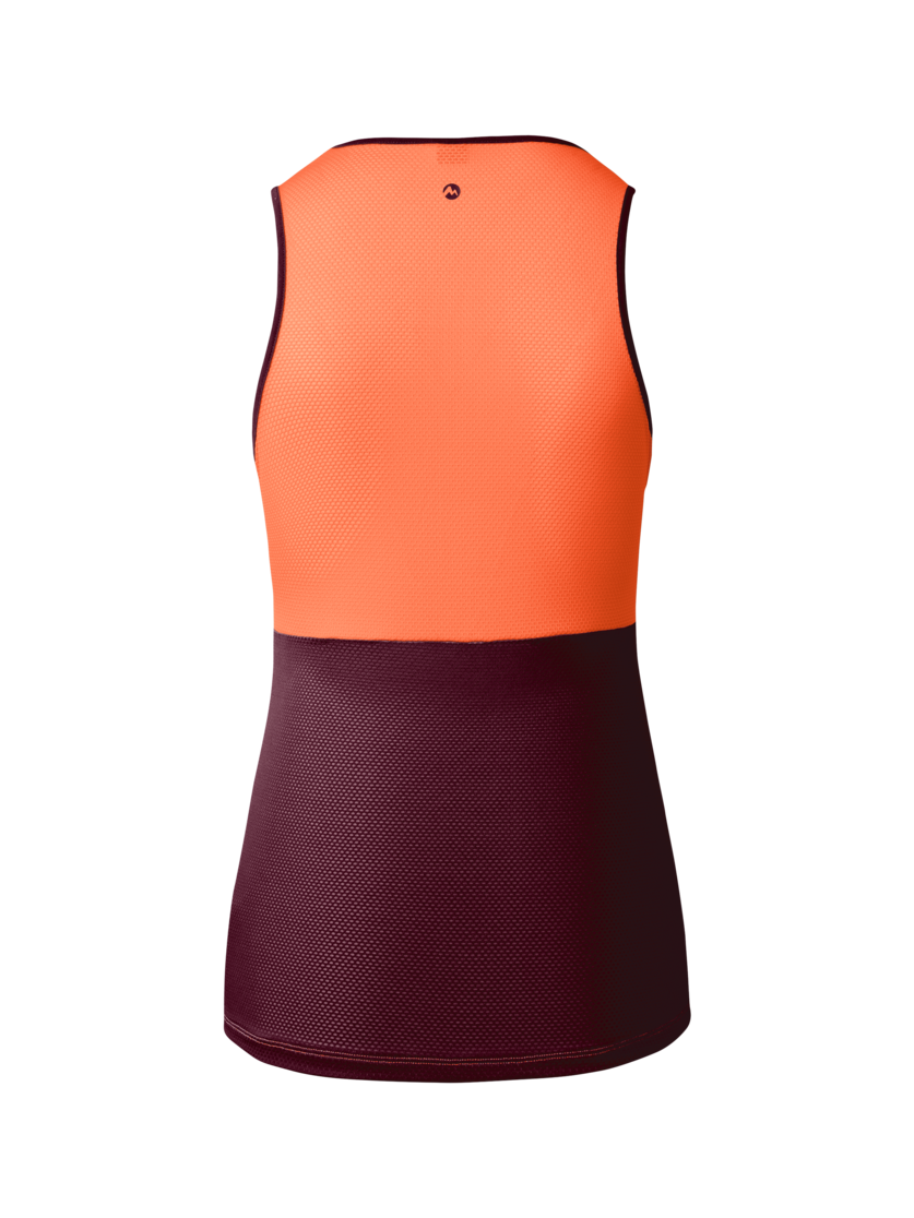 Martini Sportswear - PACEMAKER Sleeveless Shirt W - Tops in mango-fairy tale - vista posteriore - Donna