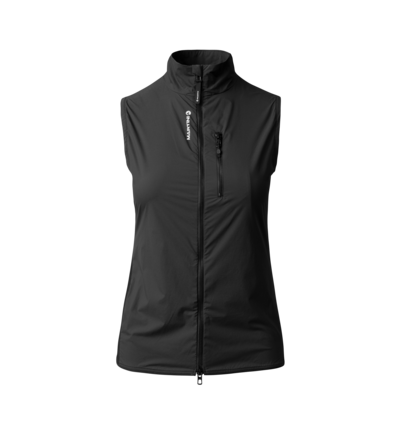 Martini Sportswear - PACEMAKER Hybrid Vest W - Gilet in black-white - vista frontale - Donna