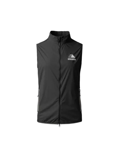 Martini Sportswear - PACEMAKER Hybrid Vest M - Westen in black-steel - Vorderansicht - Herren
