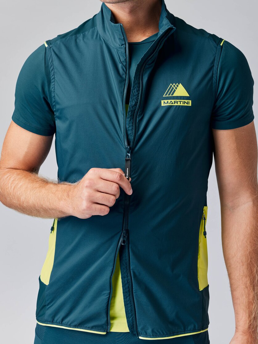 Martini Sportswear - PACEMAKER Hybrid Vest M - Westen in black-steel - Detail 1 - Herren