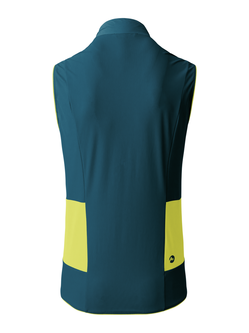 Martini Sportswear - PACEMAKER Hybrid Vest M - Westen in poseidon-greenery - Rückansicht - Herren