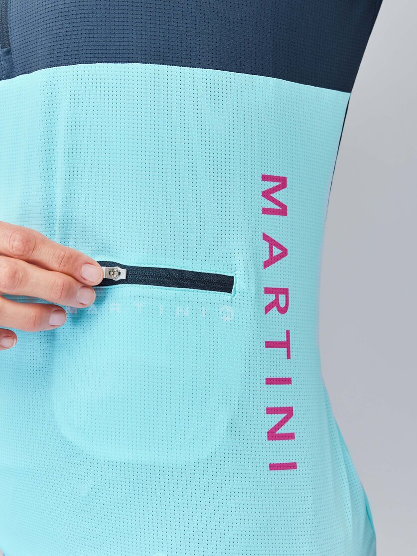 Martini Sportswear - FLOWTRAIL Halfzip Shirt W - T-Shirts in steel-black - Detail 3 - Damen