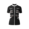 Martini Sportswear - FLOWTRAIL Zip Shirt Dynamic W - T-Shirts in black-steel - vista frontale - Donna