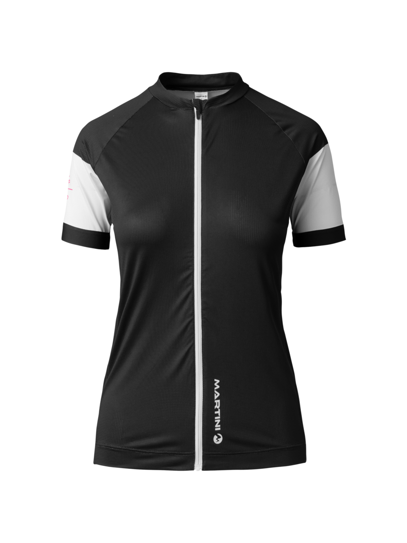 Martini Sportswear - FLOWTRAIL Zip Shirt Straight W - T-Shirts in black-white - Vorderansicht - Damen