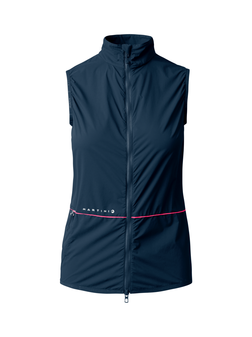 Martini Sportswear - FLOWTRAIL Vest W - Westen in true navy - Vorderansicht - Damen