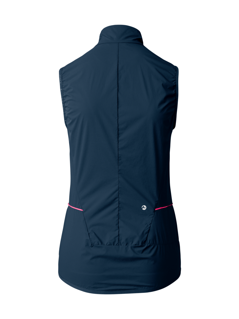 Martini Sportswear - FLOWTRAIL Vest W - Westen in true navy - Rückansicht - Damen