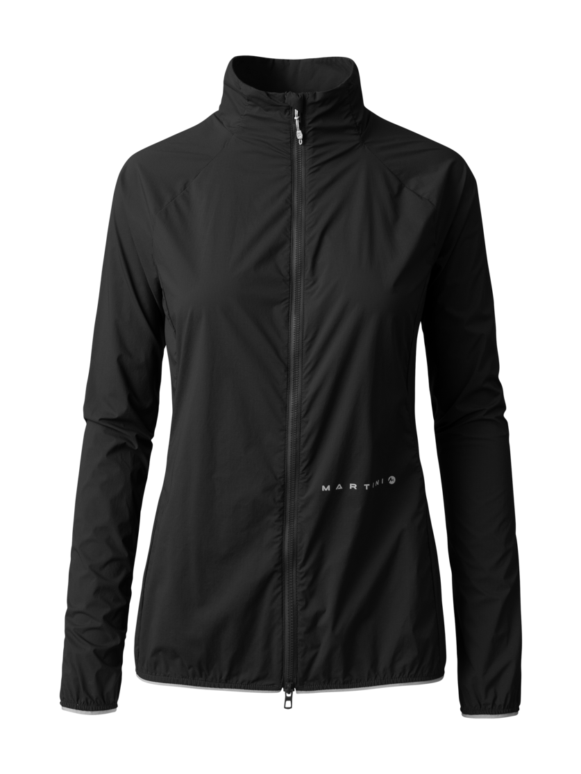 Martini Sportswear - FLOWTRAIL Jacket W - Windbreaker Jacken in black - Vorderansicht - Damen