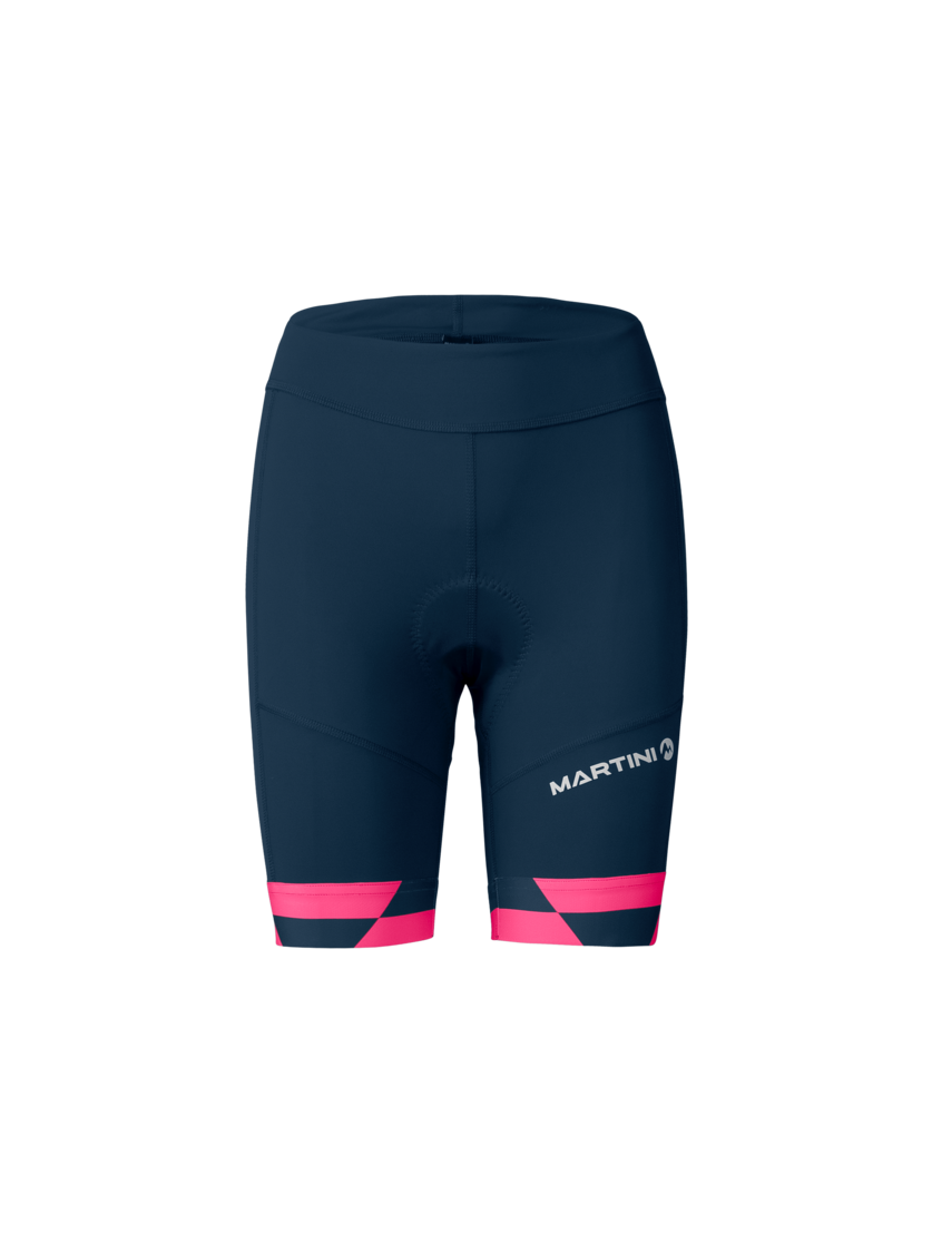 Martini Sportswear - FLOWTRAIL Shorts W - Shorts in true navy-blush - vista frontale - Donna