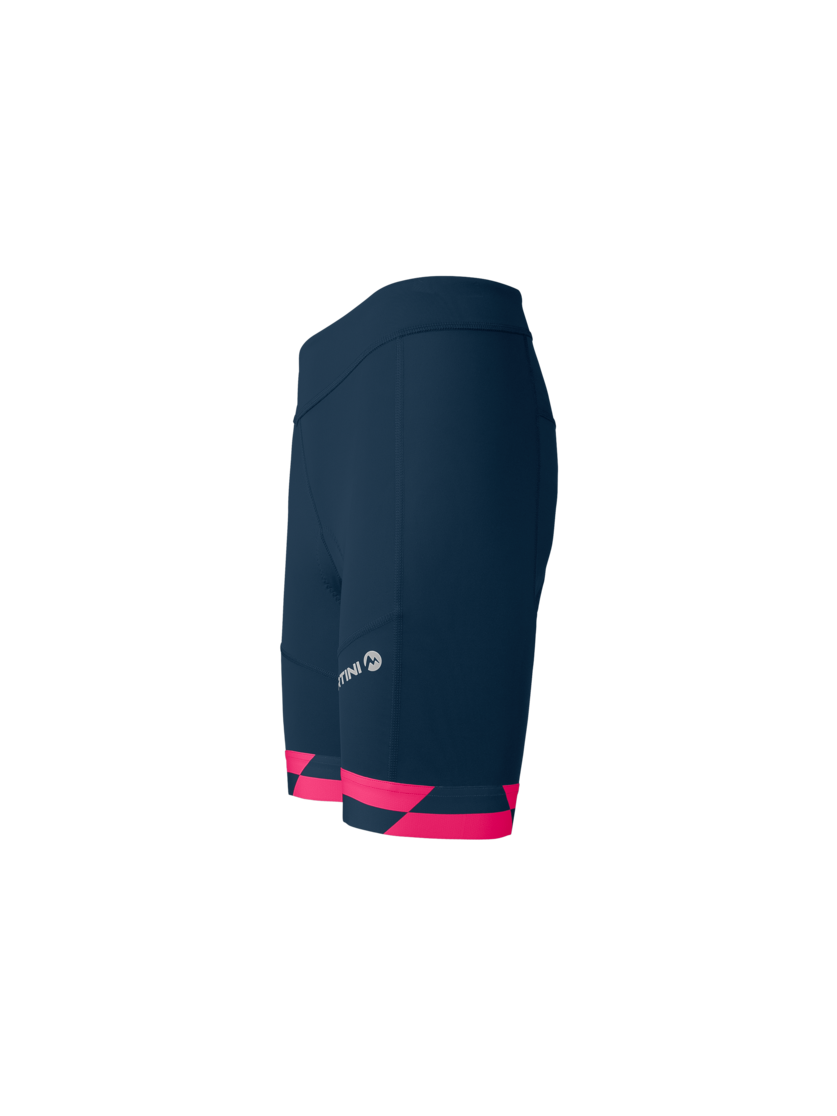 Martini Sportswear - FLOWTRAIL Shorts W - Shorts in true navy-blush - vista laterale - Donna