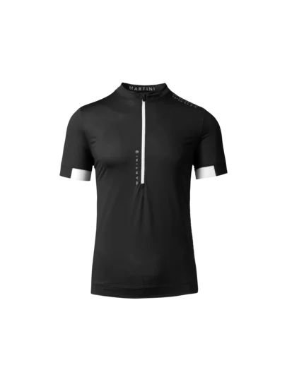 Martini Sportswear - FLOWTRAIL Halfzip Shirt Straight M - T-Shirts in black-white - Vorderansicht - Herren